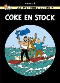 Poster - Tintin Coke en stock - Koks i lasten