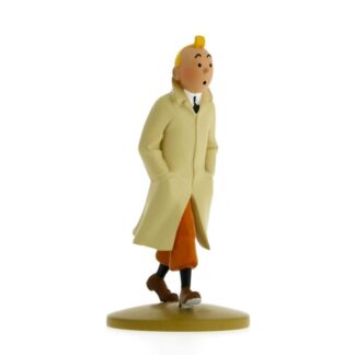 Tintin - Statyett - Tintin i trenchcoat