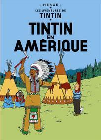 Poster - Tintin en Amérique - Tintin i Amerika