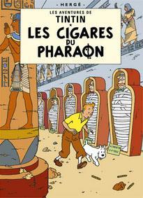 Poster - Tintin Les Cigars du Pharaon - Faraos cigarrer