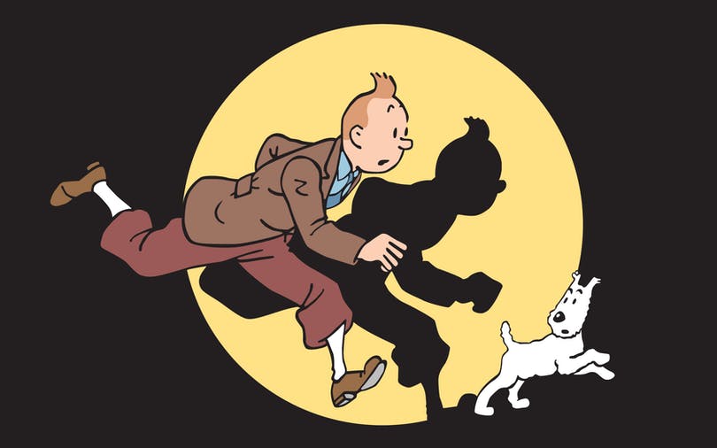 Logotyp för Tintin
