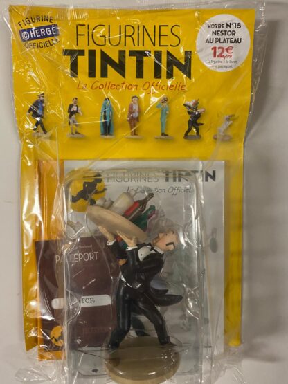 Tintin - Statyett N18 - Nestor Au Plateau - RARE
