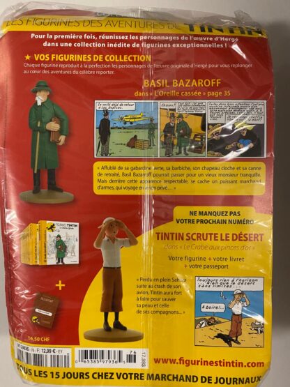 Tintin - Statyett N76 - Basil Bazaroff - RARE