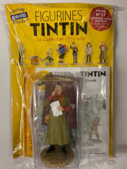 Tintin - Statyett N37 - Le Colonel Sponz Contrarié - RARE