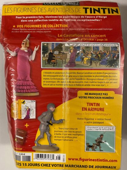 Tintin - Statyett N48 - La Castafiore - RARE