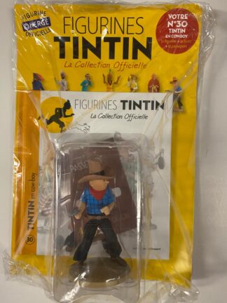 Tintin - Statyett N30 - Tintin En Cowboy - RARE