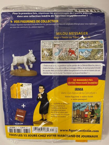 Tintin - Statyett N71 - Milou Messager - RARE