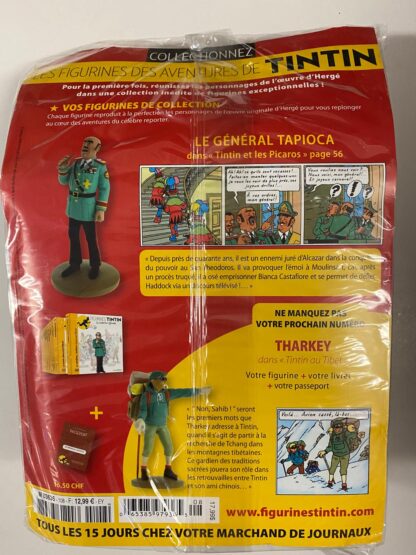 Tintin - Statyett N108 - Le Général Tapioca - RARE