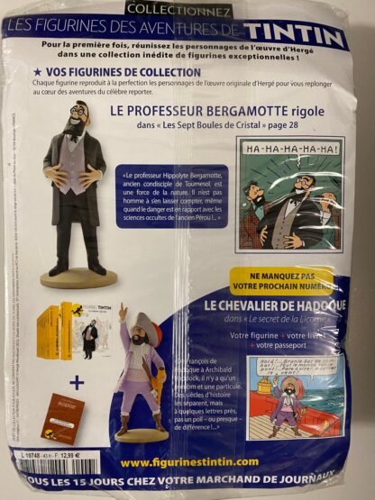 Tintin - Statyett N43 - Le Professeur Bergamotte - RARE