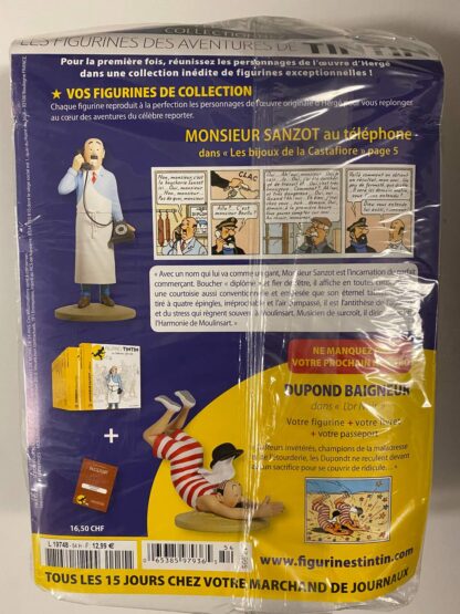 Tintin - Statyett N54 - Monsieur Sanzot - RARE