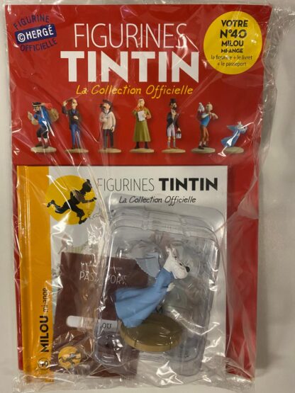 Tintin - Statyett N40 - Milou Mi-Ange - RARE