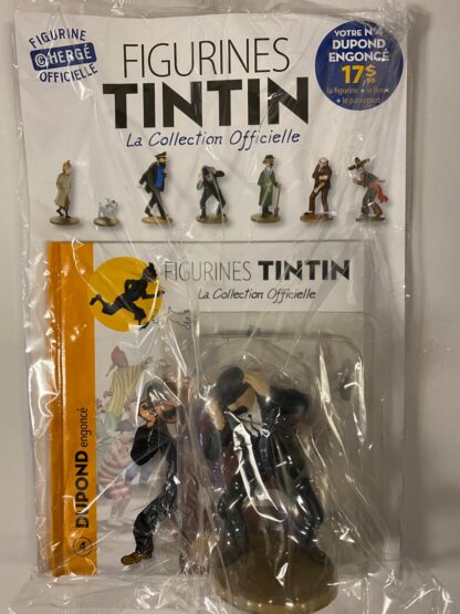 Tintin - Statyett N4 - Dupont Engoncé - RARE