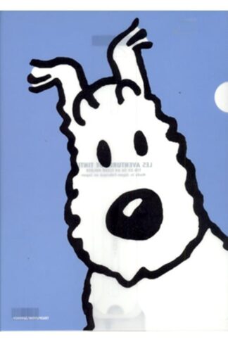 Tintin - Plastficka A4 - Milou - Blå