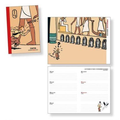 Tintin - Kalender, bok, 9cm x 16cm 2022
