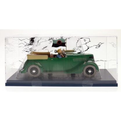 Tintin - 1:24 Modellbil #12 - Bepansrad Ford V8 1936