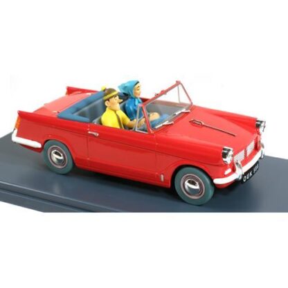 Tintin - 1:24 Modellbil #52 - Turist Röd bil