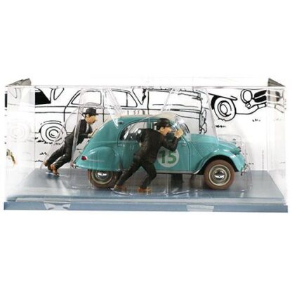 Tintin - 1:24 Modellbil #54 - Dupond & Dupont's Citroen 2CV
