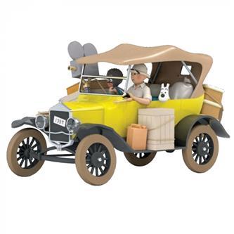 Tintin - 1:24 Modellbil #71 Gul Ford T
