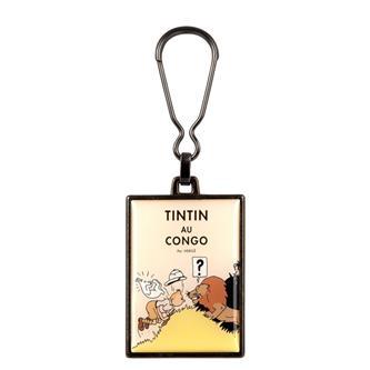 Tintin - Nyckelring albumframsida - Congo 1