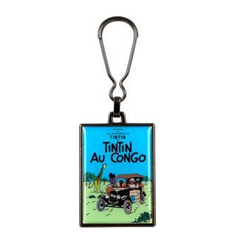 Tintin - Nyckelring albumframsida - Congo 2