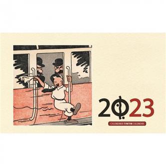Tintin - Lilla väggkalendern 13,5 x 13,5 cm 2023