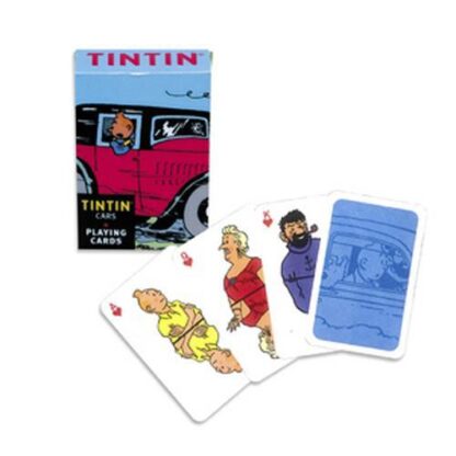 Tintin - Spelkort Bilmotiv