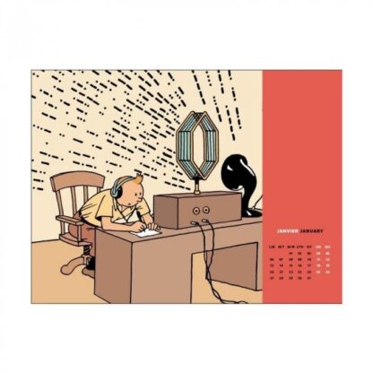 Tintin - Kalender bok 10 x 15 cm 2025