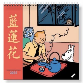 Tintin - Väggkalender 30 x 30 cm 2024