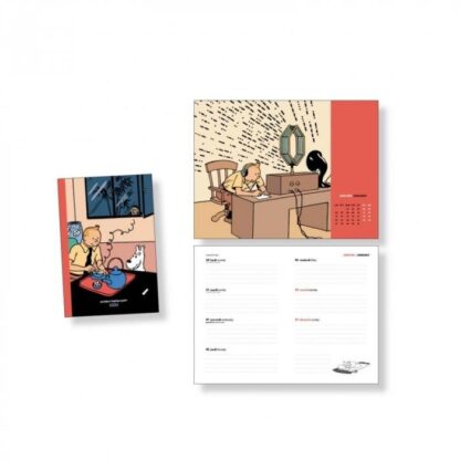 Tintin - Kalender bok 10 x 15 cm 2025