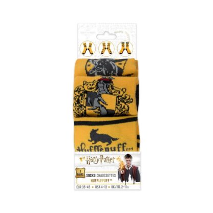 Harry Potter - Strumpor - Hufflepuff 3-Pack