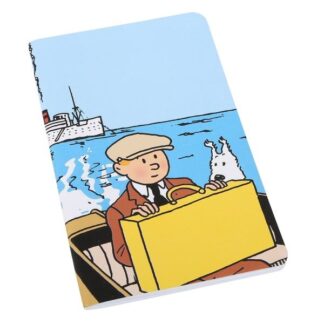 Tintin - Anteckningsbok - Tintin och Milou på båt