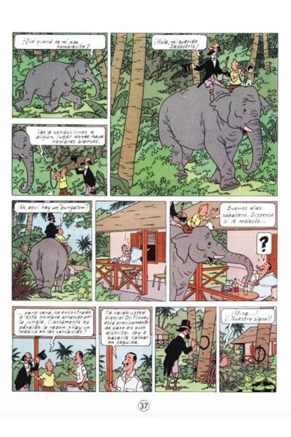Tintin på elefant - Kih-Oskh - Samlarobjekt