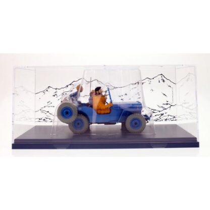 Tintin - 1:24 Modellbil #4 - Blue Willys