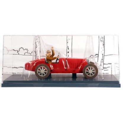 Tintin - 1:24 Modellbil #41 - Bugatti - Bobby Smiles