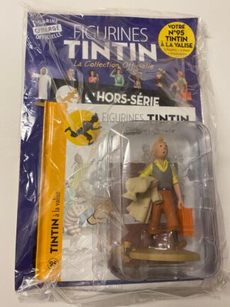 Tintin - Statyett N95 - Tintin med väska och rock - RARE