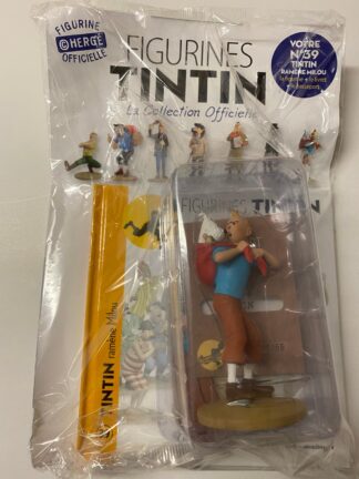 Tintin - Statyett N39 - Tintin bär på Milou - RARE