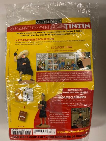 Tintin - Statyett N97 - Le Caporal Diaz - RARE