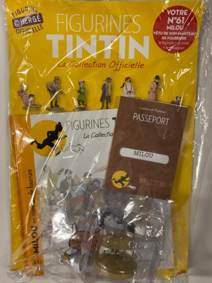 Tintin - Statyett N61 - Milou - RARE