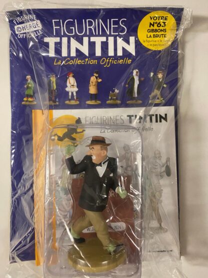Tintin - Statyett N63 - Gibbons La Brute - RARE
