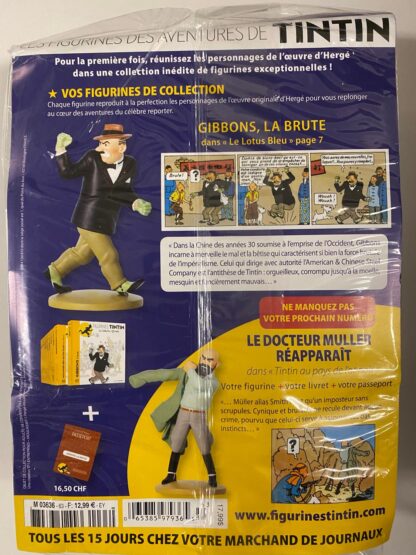 Tintin - Statyett N63 - Gibbons La Brute - RARE