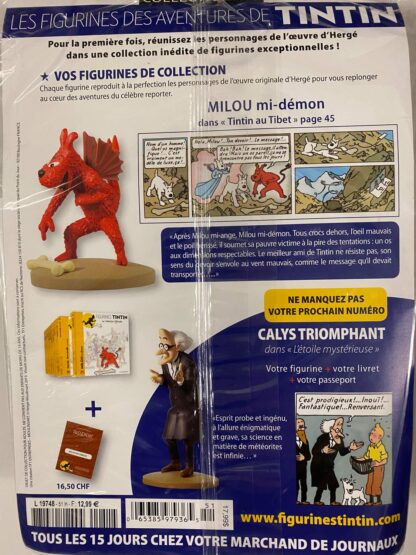 Tintin - Statyett N51 - Milou Mi-Démon - RARE