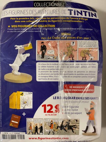 Tintin - Statyett N19 - Milou Le Crabe Aux Pinces D'or - RARE