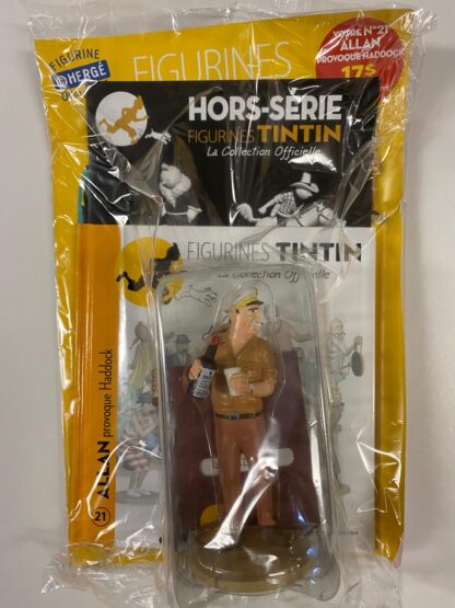 Tintin - Statyett N21 - Allan Provoque Haddock - RARE