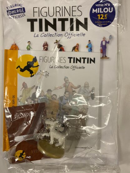 Tintin - Statyett N6 - Milou - RARE