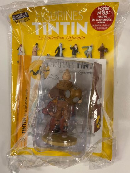 Tintin - Statyett N65 - Tintin i dykardräkt - RARE