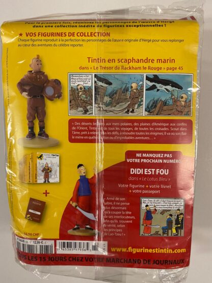 Tintin - Statyett N65 - Tintin i dykardräkt - RARE