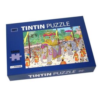 Tintin - Pussel - Elefanttåg