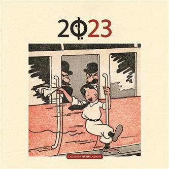 Tintin - Kalender 30 x 30 cm 2023