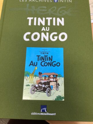 Tintin au Congo Original färg Hardcover
