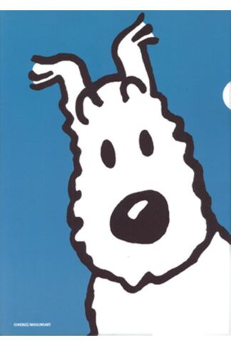 Tintin - Plastficka A4 - Milou, blå